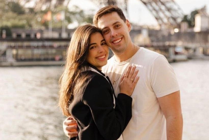 Tatiana Martins e Leonardo Todt noivaram em Paris