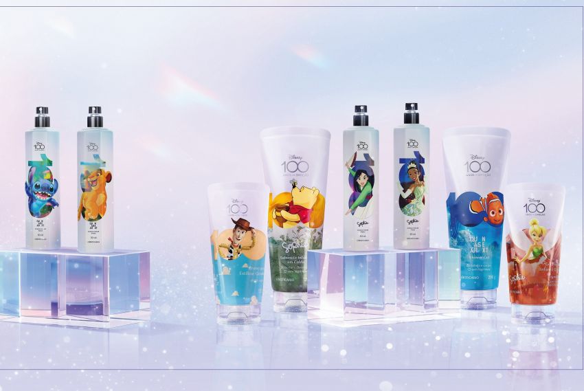 Boticário lança coleção inédita de produtos inspirados em personagens da Disney