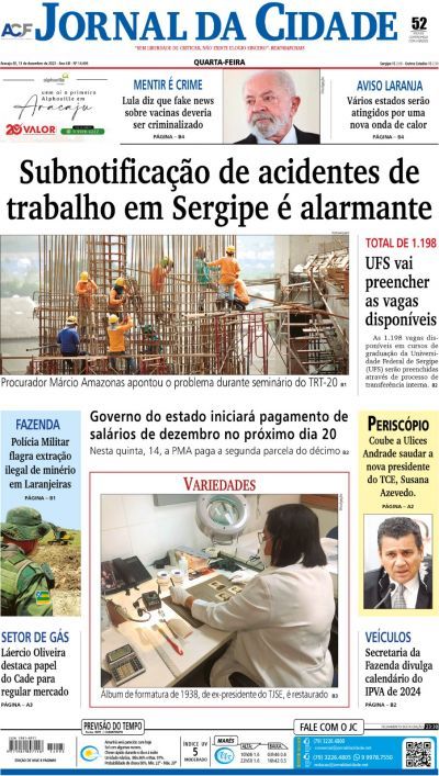 Jornal da Cidade 10 de novembro de 2023 - Jornal da Cidade