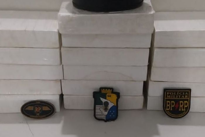 Polícia Militar apreende 16kg de cocaína em São Cristóvão