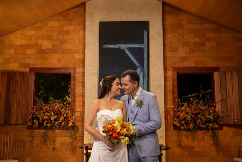 O belo casamento de Guto Barreto e Karla Ribeiro na fazenda poção