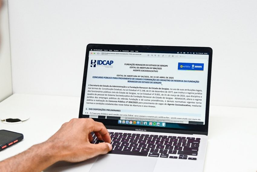Inscrições para o concurso público da Fundação Renascer estão abertas