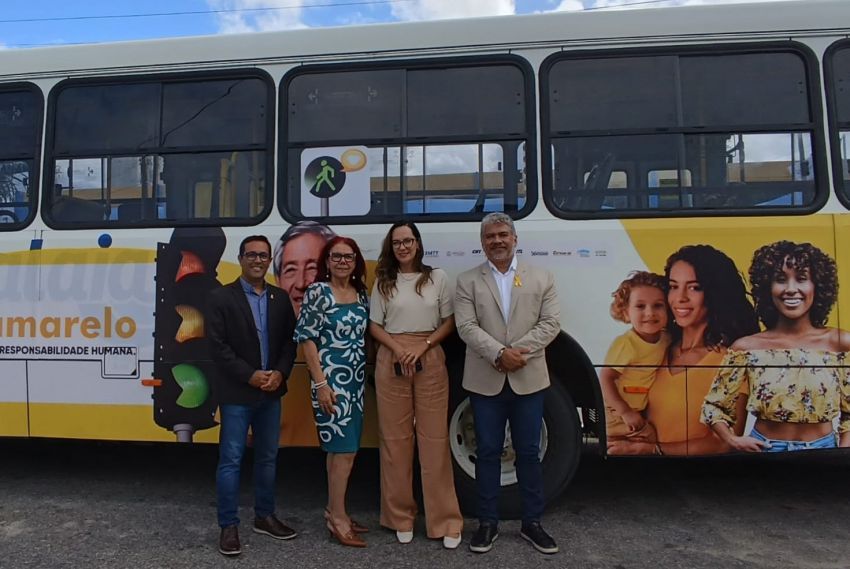 Setor de transporte marca presença no lançamento da campanha Maio Amarelo