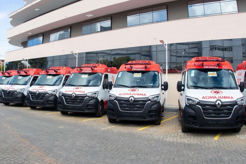 Sergipe recebe 22 novas ambulâncias para renovar frota do Samu