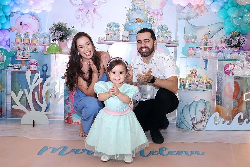 Maria Helena celebra seu primeiro aninho com festa encantadora