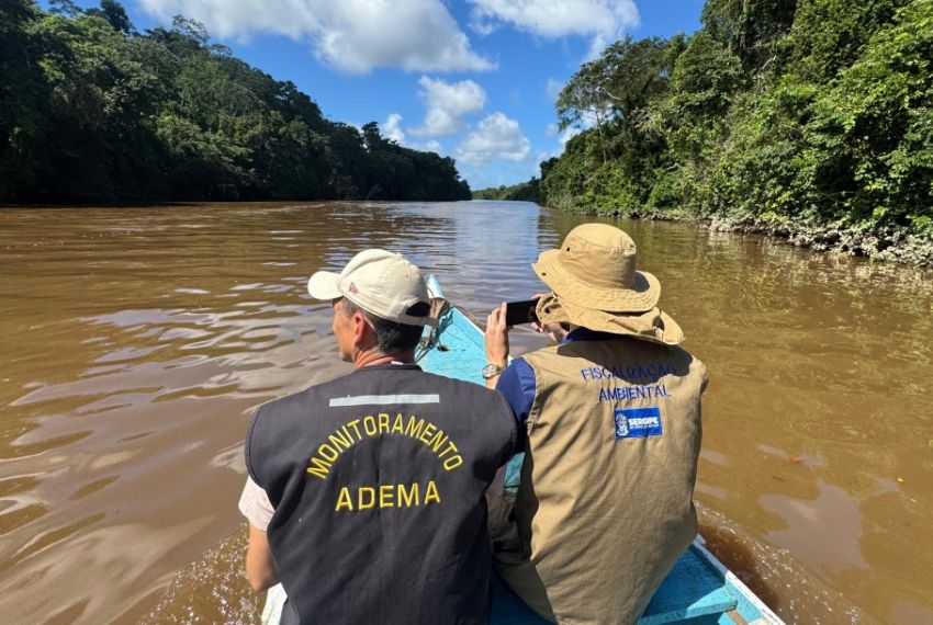 Adema investiga mortandade de peixes no riacho Cuí