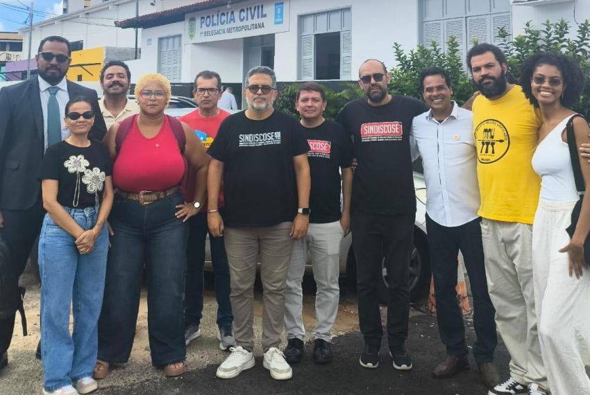 Presidente do SINDISCOSE recebe solidariedade da CUT