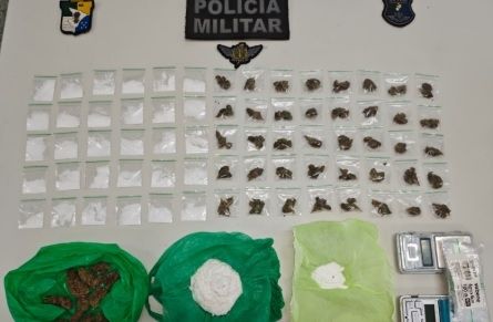 PM apreende drogas em Nossa Senhora do Socorro