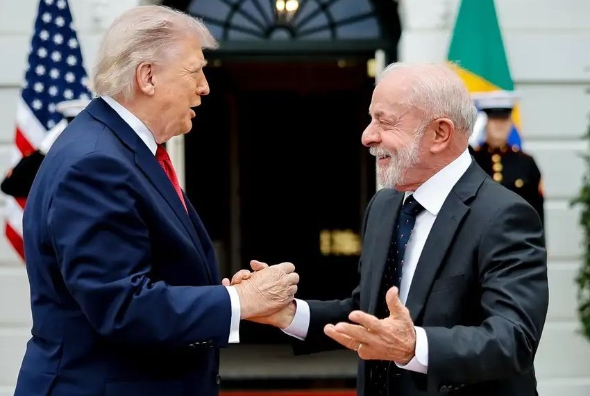 Lula deixa a Casa Branca após reunião com Trump