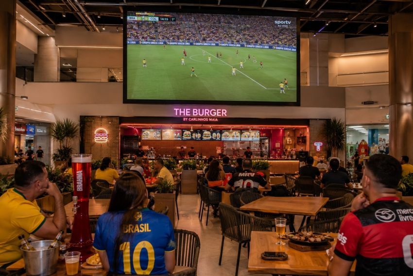Parque Shopping aposta na transmissão de jogos de futebol