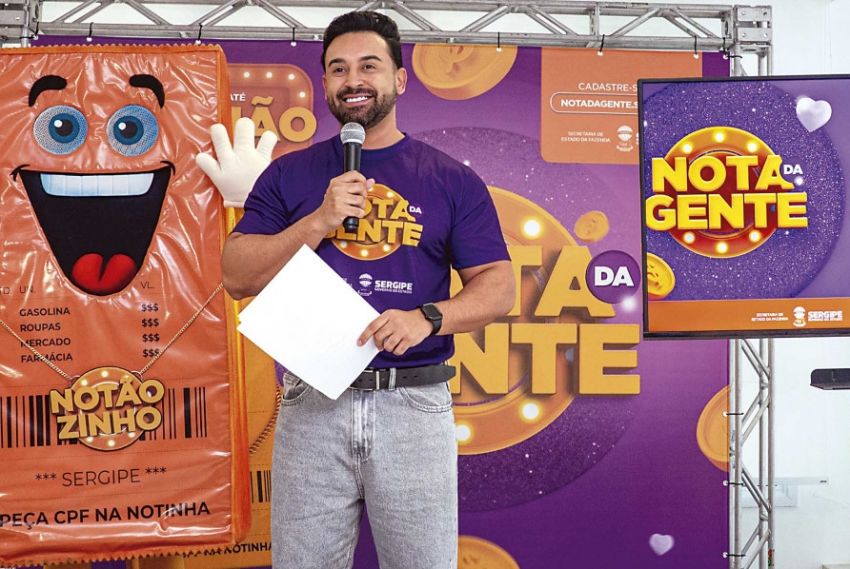 Sorteio do Nota da Gente será realizado no dia 9 de junho