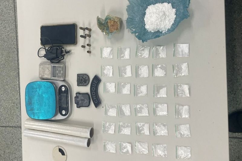 PMSE apreende drogas e materiais do tráfico em Nossa Senhora do Socorro
