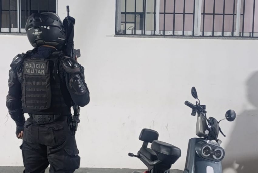 Ação da PM prende suspeito por roubo de bicicleta elétrica em Aracaju