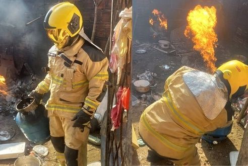 Vazamento de gás causa incêndio em Malhada dos Bois