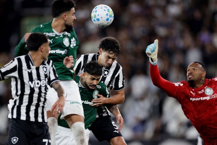 Botafogo segura Palmeiras e ajuda Flamengo, novo líder do Brasileirão