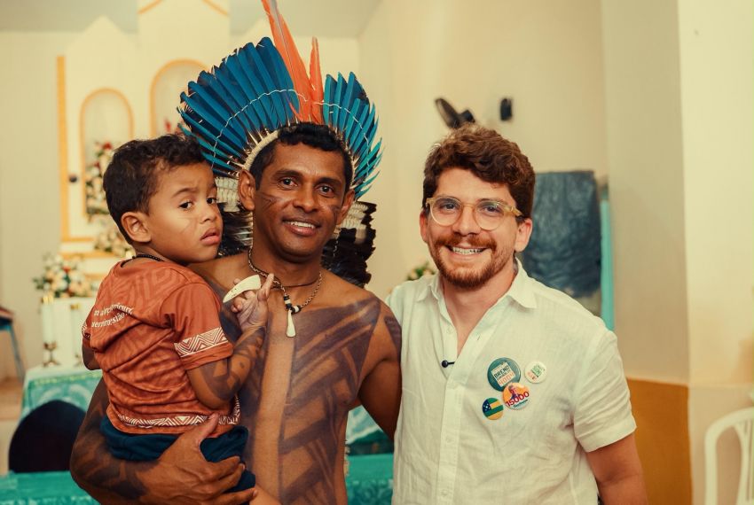 Breno Garibalde participa da celebração dos 47 anos da Retomada Xokó