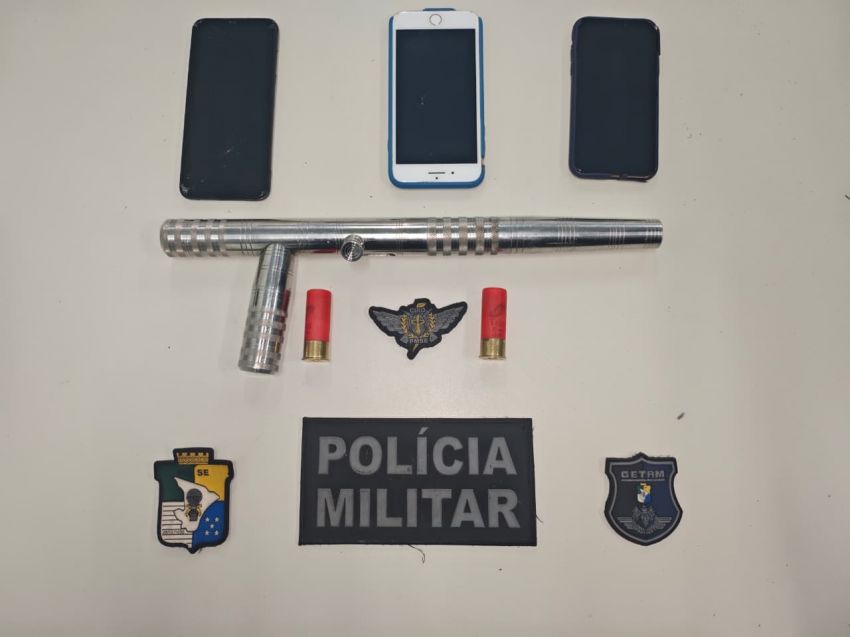 PM prende dupla suspeita de receptação